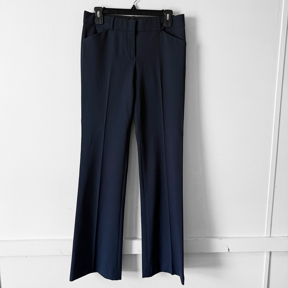 Theory Navy Straight Leg Pants